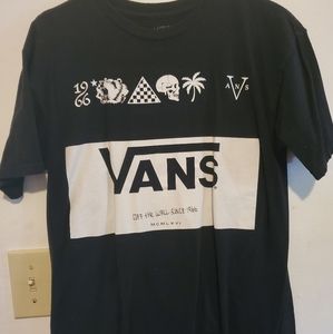 Vans black t shirt